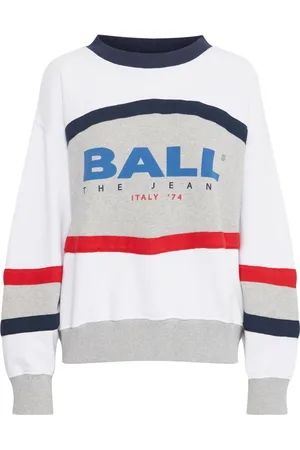 Ball Bluzy, Kobieta, Wielobarwność, S, Sportowy Sweter z Fajnym Nadrukiem