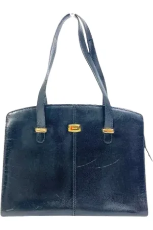 Bally Pre-owned, unisex, Czarny, ONE SIZE, Pre-owned skórzane torby na ramię