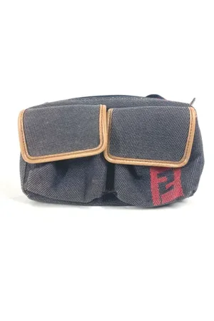 Fendi Pre-owned, Kobieta, Niebieski, ONE SIZE, Pre-owned Leather fendi-bags