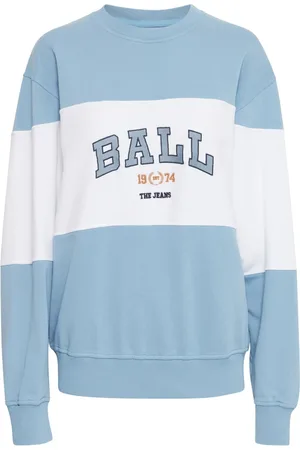 Ball Bluzy, Kobieta, Niebieski, 2XS, Sportowy Sweatshirt z Fajnym Nadrukiem