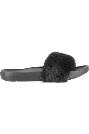 UGG Buty, Kobieta, Czarny, 36 EU, Skóra, Kapcie Royale z owczej skóry