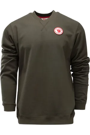 Fjällräven Bluzy, Mężczyzna, brązowy, L, Len, Bluza męska z logo 1960