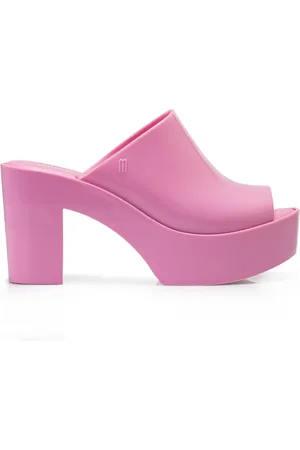 Melissa Buty, Kobieta, Różowy, 39 EU, Różowe Klapki Mule Styl Klasyczny