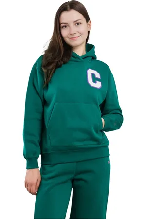 Champion Bluzy, Kobieta, Zielony, S, Zielony Damski Sweter 116630-Gs 571-Avt