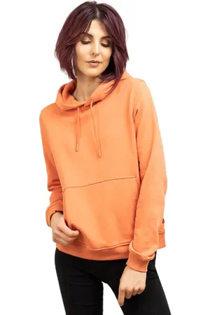 Herschel Bluzy, Kobieta, Pomarańczowy, S, Bawełna, Klasyczna Bluza z Logo