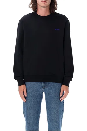 A.P.C. Bluzy, Mężczyzna, Czarny, S, Czarno-Biała Dzianina Sweat Box