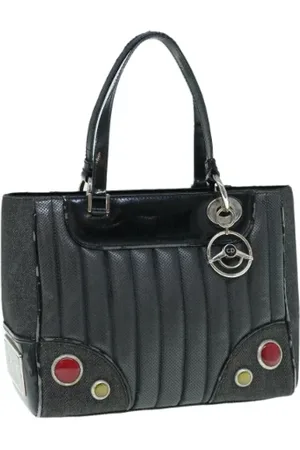 Dior Pre-owned, Kobieta, Czarny, ONE SIZE, Pre-owned Canvas handbags