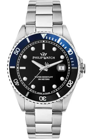 Philip Watch Akcesoria, Kobieta, Czarny, ONE SIZE, Zegarek tylko czas mężczyźni karaibski