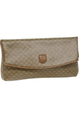 Céline Pre-owned, Kobieta, Beżowy, ONE SIZE, Pre-owned Canvas clutches