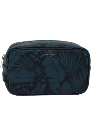 Saint Laurent Pre-owned, Kobieta, Niebieski, ONE SIZE, Skóra, Pre-owned Leather clutches