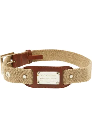 Dolce & Gabbana Pre-owned, Kobieta, Beżowy, ONE SIZE, Pre-owned Leather belts