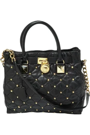 Michael Kors Pre-owned, Kobieta, Czarny, ONE SIZE, Pre-owned Skórzane torebki