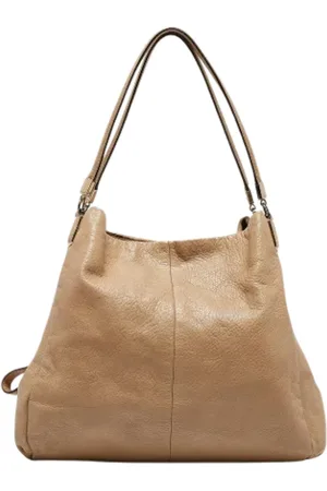Coach Pre-owned, Kobieta, Beżowy, ONE SIZE, Pre-owned skórzane torby na ramię