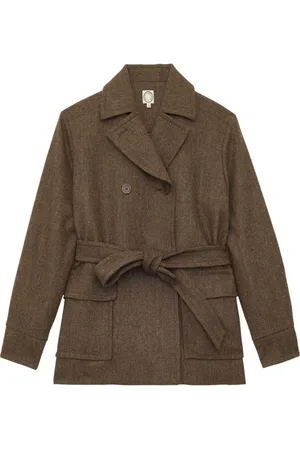 Inès de la Fressange Płaszcze, Kobieta, brązowy, L, Romaric Coat