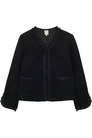 Inès de la Fressange Kurtki, Kobieta, Czarny, M, Wełna, Misia Jacket