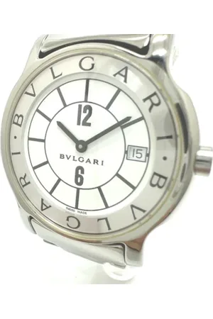 Bvlgari Pre-owned, Mężczyzna, Biały, ONE SIZE, Pre-owned Stainless Steel watches