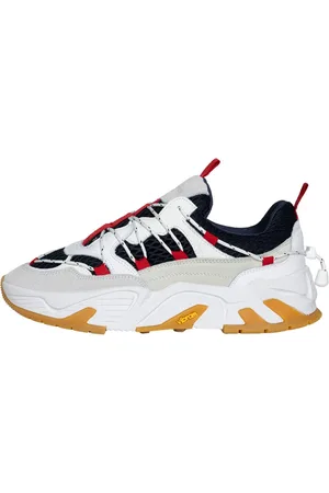Mikakus Buty, Mężczyzna, Wielobarwność, 41 EU, Zamsz, Granatowe Sneakersy Mesh