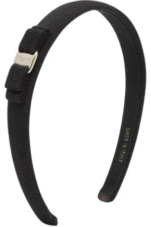 Salvatore Ferragamo Pre-owned, Kobieta, Czarny, ONE SIZE, Pre-owned Canvas hair-accessories
