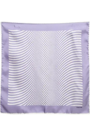 Tom Ford Pre-owned, Mężczyzna, Fioletowy, ONE SIZE, Pre-owned Silk scarves