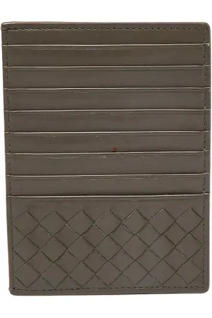 Bottega Veneta Pre-owned, Mężczyzna, Szary, ONE SIZE, Pre-owned skórzane portfele