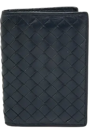 Bottega Veneta Pre-owned, Mężczyzna, Niebieski, ONE SIZE, Pre-owned skórzane portfele