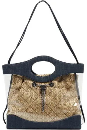CHANEL Pre-owned, Kobieta, Niebieski, ONE SIZE, Denim, Pre-owned Denim totes