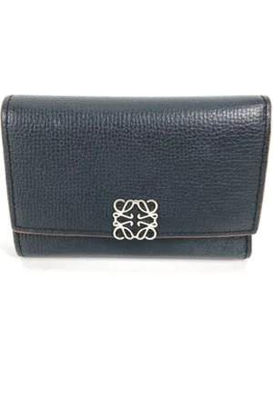 Loewe Pre-owned, Kobieta, Czarny, ONE SIZE, Pre-owned skórzane portfele