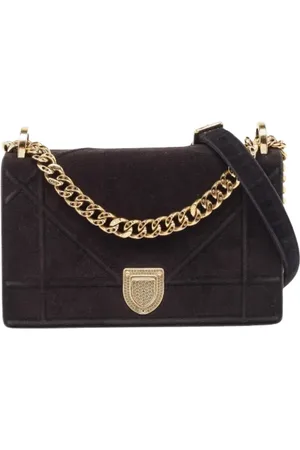 Dior Pre-owned, Kobieta, Czarny, ONE SIZE, Pre-owned Suede handbags