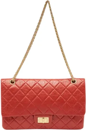 CHANEL Pre-owned, Kobieta, Czerwony, ONE SIZE, Pre-owned skórzane torby na ramię