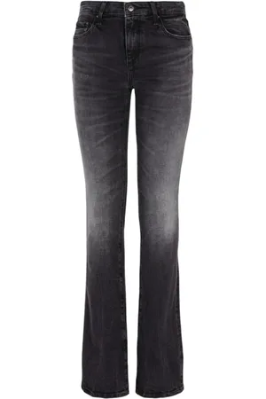 Armani Exchange Jeansy, Kobieta, Czarny, W28, Denim, Czarne Slim Fit Regular Jeansy