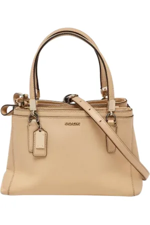 Coach Pre-owned, Kobieta, Beżowy, ONE SIZE, Pre-owned Leather totes
