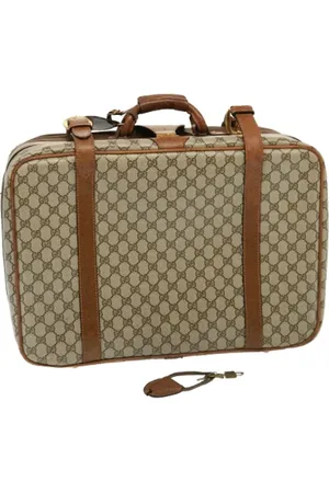 Gucci Pre-owned, Kobieta, Beżowy, ONE SIZE, Skóra, Pre-owned Leather travel-bags