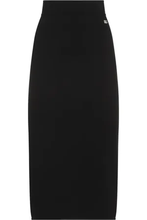Dolce & Gabbana Spódnice, Kobieta, Czarny, S, Czarna Mini Spódnica