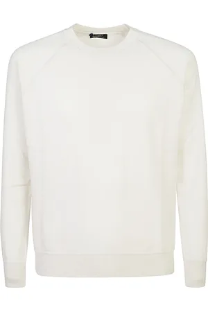 BARBA Bluzy, Mężczyzna, Biały, M, Len, Biała Bluza Aw 24