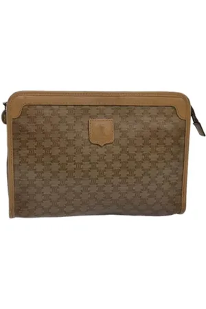Céline Pre-owned, Kobieta, Beżowy, ONE SIZE, Pre-owned Canvas clutches