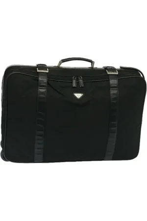 Prada Pre-owned, Kobieta, Czarny, ONE SIZE, Nylon, Pre-owned Nylon travel-bags