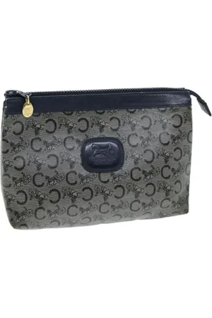 Céline Pre-owned, Kobieta, Niebieski, ONE SIZE, Skóra, Pre-owned Canvas pouches