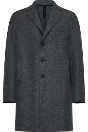 Harris Wharf London Płaszcze, Mężczyzna, Szary, L, Boxy Coat
