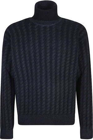 BARENA Swetry, Mężczyzna, Niebieski, S, Nylon, Niebieski Sweter Aw 24 Moda Męska