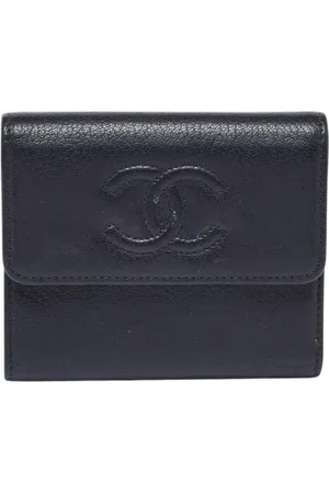 CHANEL Pre-owned, Kobieta, Czarny, ONE SIZE, Pre-owned skórzane portfele