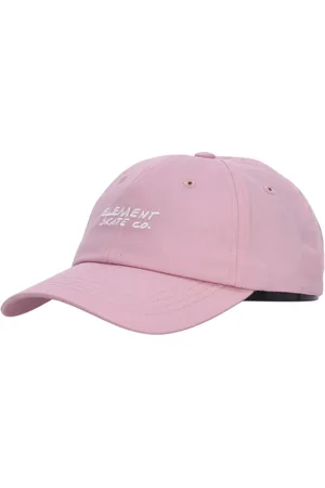 Element Akcesoria, unisex, Różowy, ONE SIZE, Zakrzywiony daszek czapka wybielony malinowy