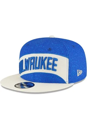 New Era Akcesoria, Mężczyzna, Niebieski, ONE SIZE, Poliester, Czapka Snapback NBA - Niebieska Haftowana