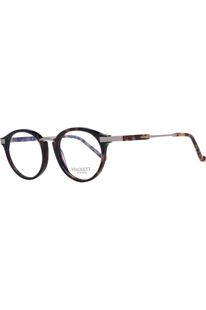 Hackett Akcesoria, Mężczyzna, brązowy, ONE SIZE, Stylowe Okrągłe Oprawki Optyczne z Acetat