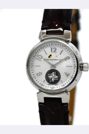 LOUIS VUITTON Pre-owned, Kobieta, brązowy, ONE SIZE, Pre-owned Leather watches