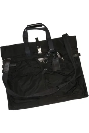 Prada Pre-owned, Kobieta, Czarny, ONE SIZE, Nylon, Pre-owned Nylon travel-bags