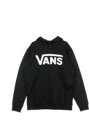 Vans Bluzy, Mężczyzna, Czarny, 2XL, Klasyczny Po Hoodie II Czarno-Biały