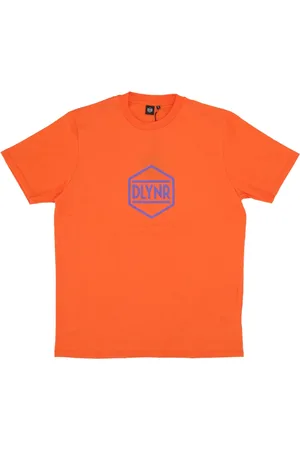 DOLLY NOIRE Koszulki, Mężczyzna, Pomarańczowy, S, Klasyczny Logo Tee Pomarańczowy T-shirt