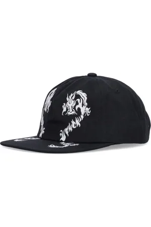 Huf Akcesoria, Mężczyzna, Czarny, ONE SIZE, Dragon 6 Panel Flat Visor Cap