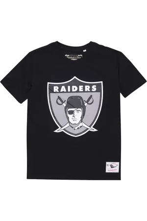 Mitchell & Ness Koszulki, Mężczyzna, Czarny, XL, Koszulka z logo Oakland Raiders czarna