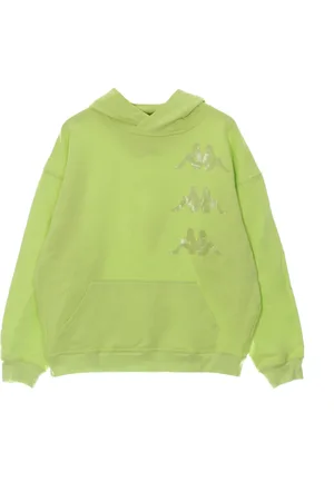 Kappa Bluzy, Mężczyzna, Zielony, S, Zielony Lime Męska Bluza